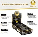 4Gold Vegan Energy Bars, Vegan Energie Reep, Natuurlijke Sportsnack, 18 repen x 52 g, discovery