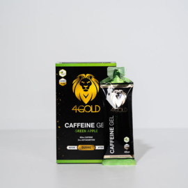 4 GOLD CAFFEINE GELS  6x45ml