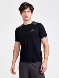 pro trail fuseknit tee  m zwart