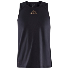 pro trail singlet men black