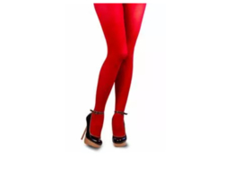 Gekleurde panty, rood.