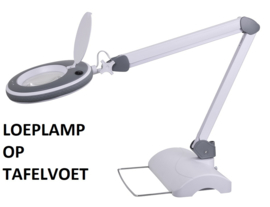 Loeplamp,127mm lens,5 dioptrie,statief,LED, DIMBAAR