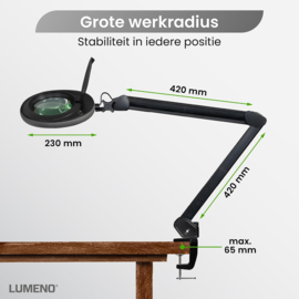 Loeplamp-127mm LENS-3 dioptrie-60LED