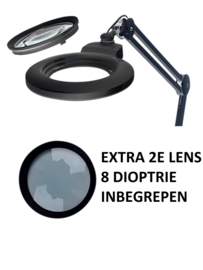 Loeplamp-127mm lens-5 / 8 dioptrie-ESD BEVEILIGING