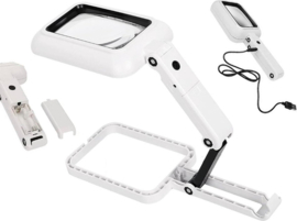 Bureau-Loep- LED - Leeslamp-USB-Batterij