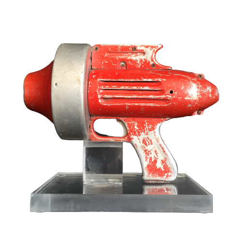 Flash Gordon Metal Ray Gun 1949 met ingelijst patent