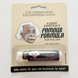 Einstein’s famous formula lipbalm
