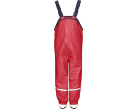 Rode gevoerde regenbroek / skibroek / kruipbroek