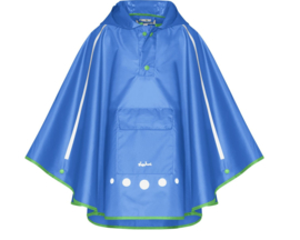 Poncho blauw