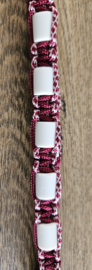 Anti-Tekenband met EM kralen 100% Natuurlijk Burgundy vanaf