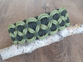 Paracord Halsband Luna Groen