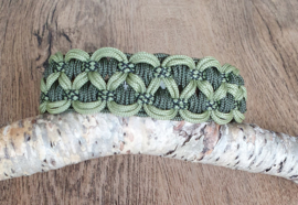 Paracord Halsband  Luna Groen