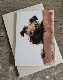 Kaart met Hond Sfeer