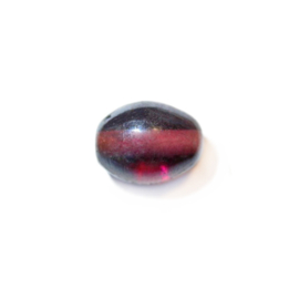 Purple glass bead, luster