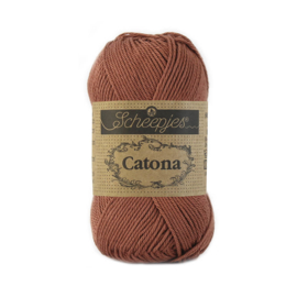 Scheepjes Catona 50 gram 504 Brick Red