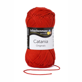 Catania katoen 115 Rood