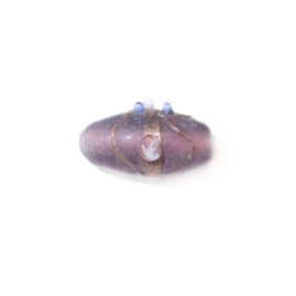 Italian style purple glass bead