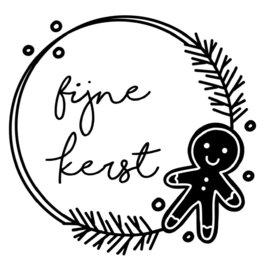 Raamsticker | Fijne Kerst