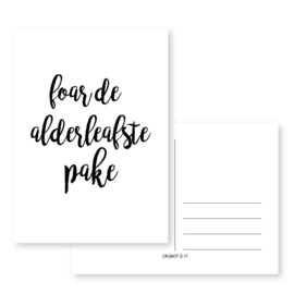 Project-3 | Ansichtkaart Foar de alderleafste pake