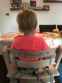 Kinderstoel naamsticker Meisjes