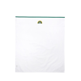 Meyco ledikant lakentje Rainbow | EMERALD GREEN