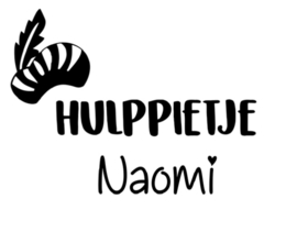 Strijkapplicatie Hulppietje | Naomi