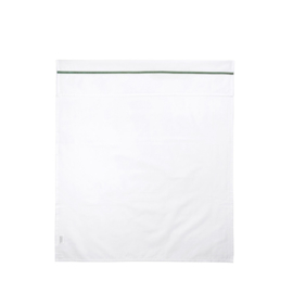 Meyco ledikant lakentje off white met velvet bies | FOREST GREEN