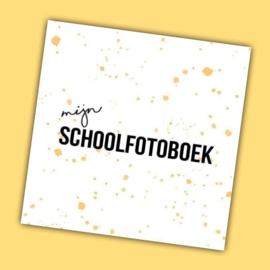 Mijn Schoolfotoboek | Oker verfspat versie