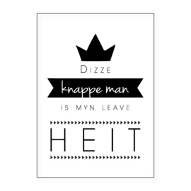 Friese baby mijlpaalkaarten | BABY zwart wit