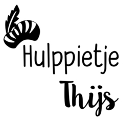 Strijkapplicatie Hulppietje | Thijs