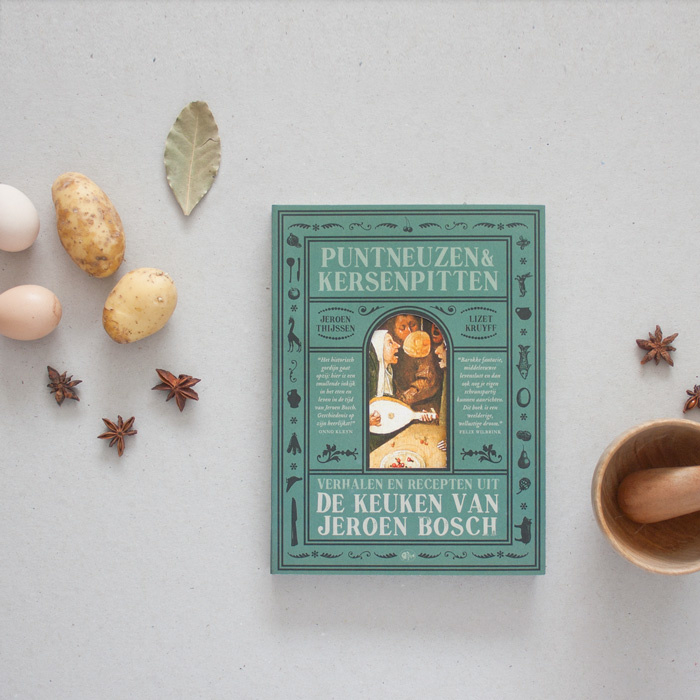 Puntneuzen en kersenpitten - verhalen en recepten uit de keuken van Jeroen Bosch | verkoopprijs € 27,50
