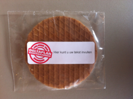 Stroopwafel met full color logo