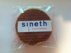 Stroopwafel met full color logo