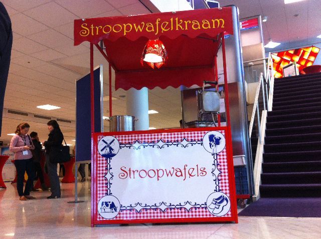 Klassieke stroopwafelkraam