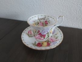 April - Koffiekop met schotel (heren model)