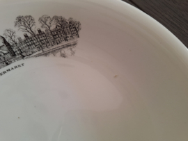 Amsterdamse Grachten - Diep bord 20,5 cm - Noordermarkt
