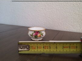 Old Country Roses - Miniatuur suikerbakje ca 4,5 cm doorsnede