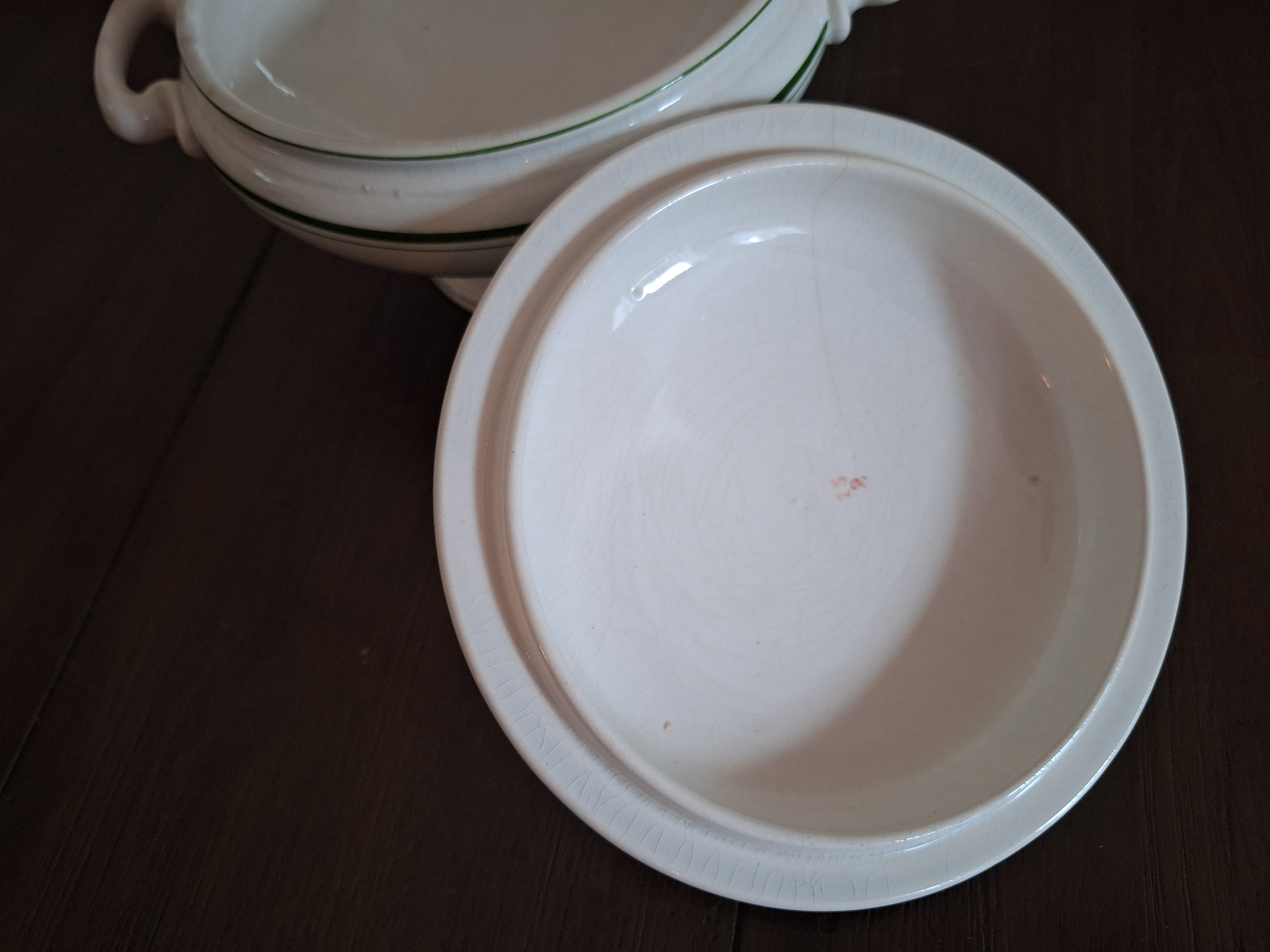 Kinderservies met groen filet - Soepterrine