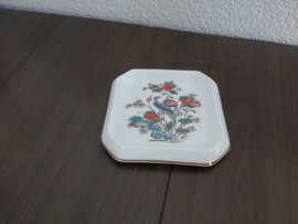 Kutani Crane - Sweet meat dish vierkant 10 cm