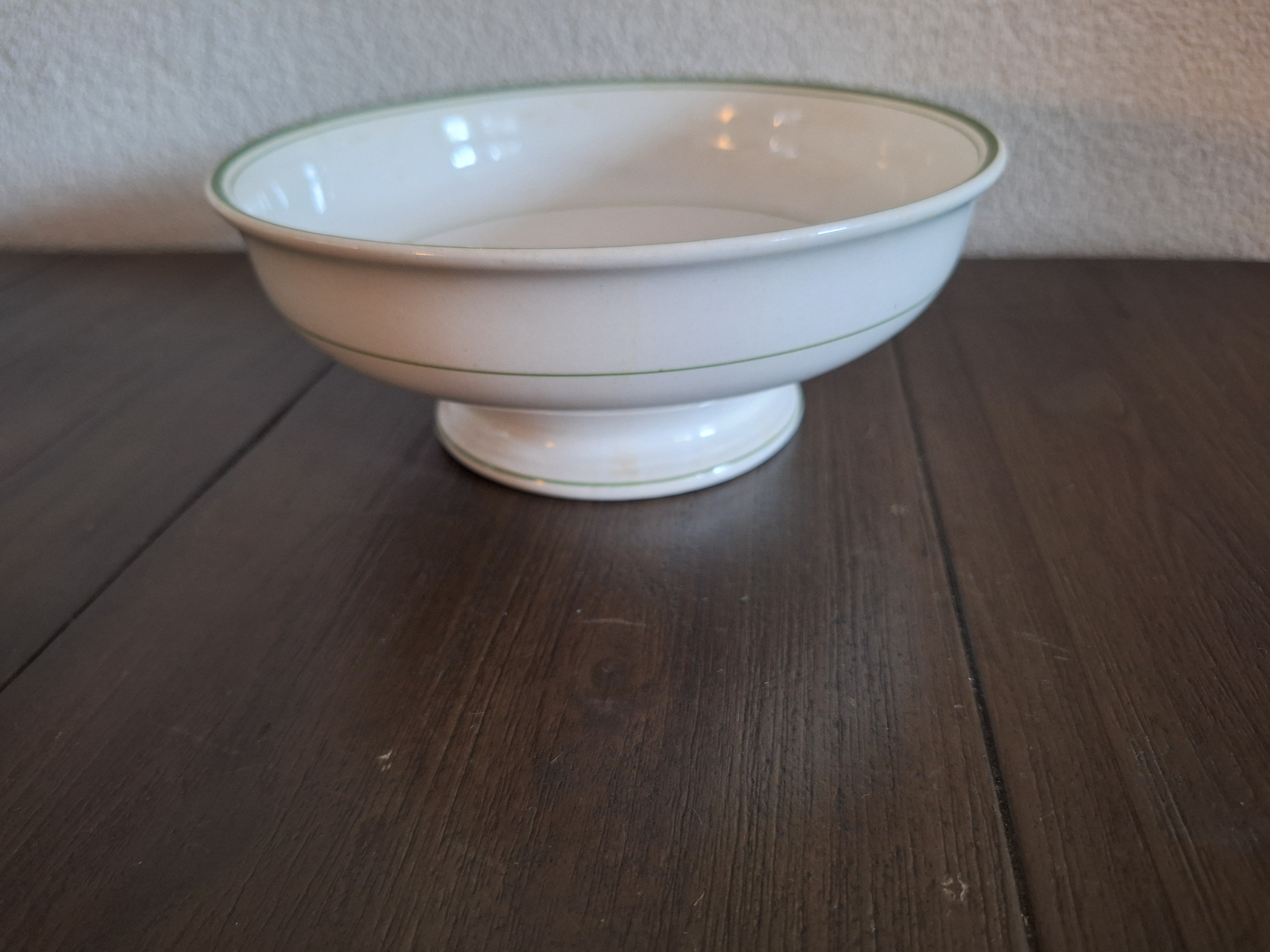Kinderservies met groen filet - Saladeschaal 18,5 cm
