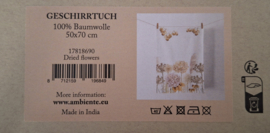 Theedoek - AM - Dried Flowers *NIEUW*