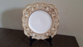 Florentine Ivory Rim - Vierkant bord 21 cm