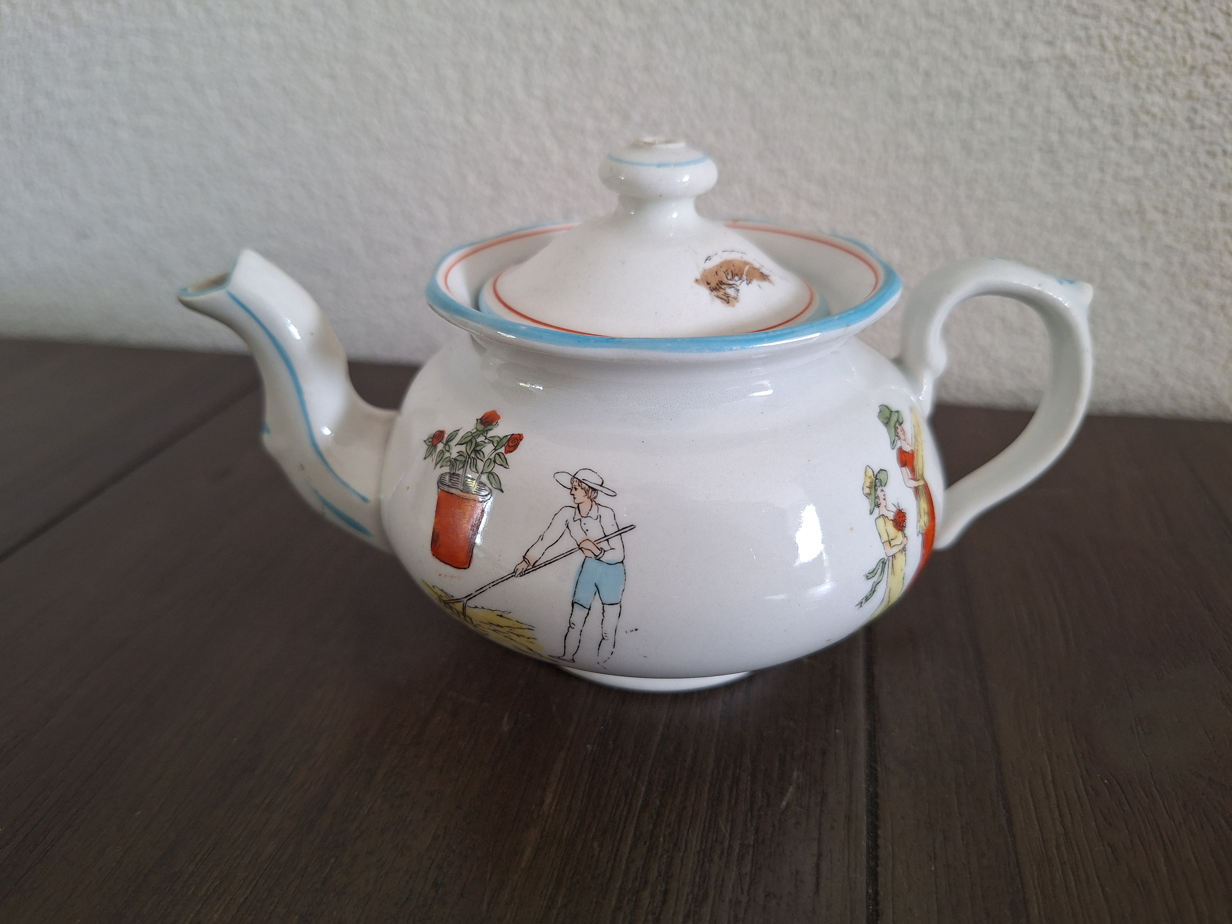 Cato - Theepotje ca 13 cm breed en 8 cm hoog (A)