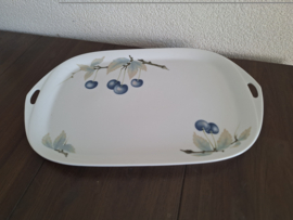 Donatello Blaue Kirschen - Rechthoekige serveerschaal 34,5 cm