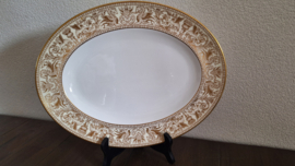 Florentine Ivory Rim - Ovale serveerschaal 35 x 27 cm