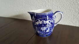 Teadrinker Blauw - Roomkannetje 8.5 cm hoog