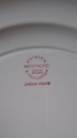 Queen's Plain Creme - Lunchbord ca 23 cm (rood merkje)