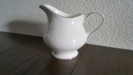 Silver Ermine ( Contour Shape) - Roomkannetje  11 cm hoog