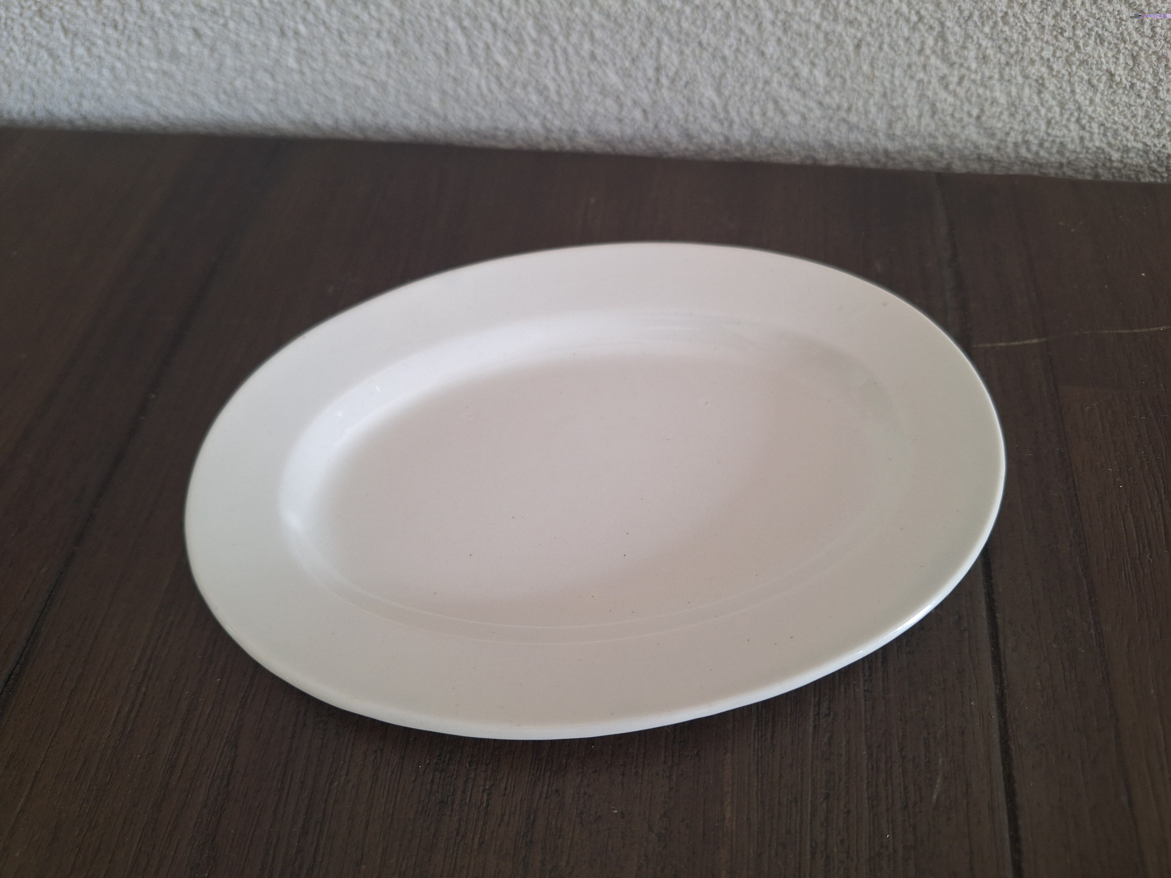 Poppenservies zonder bies - Vleesschaal 15,5 cm lang