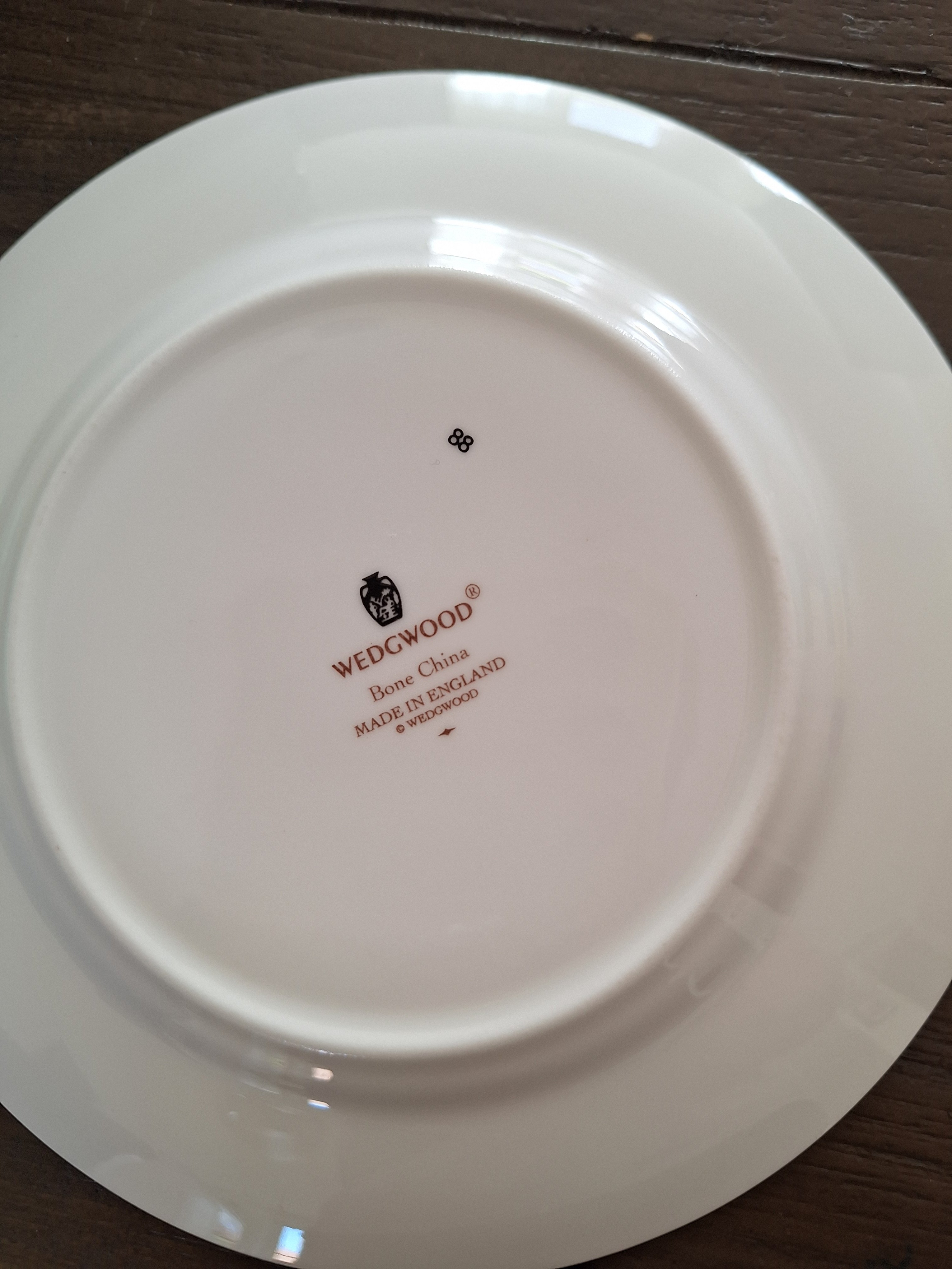 White Bone China - Gebaksbordje 15,5 cm